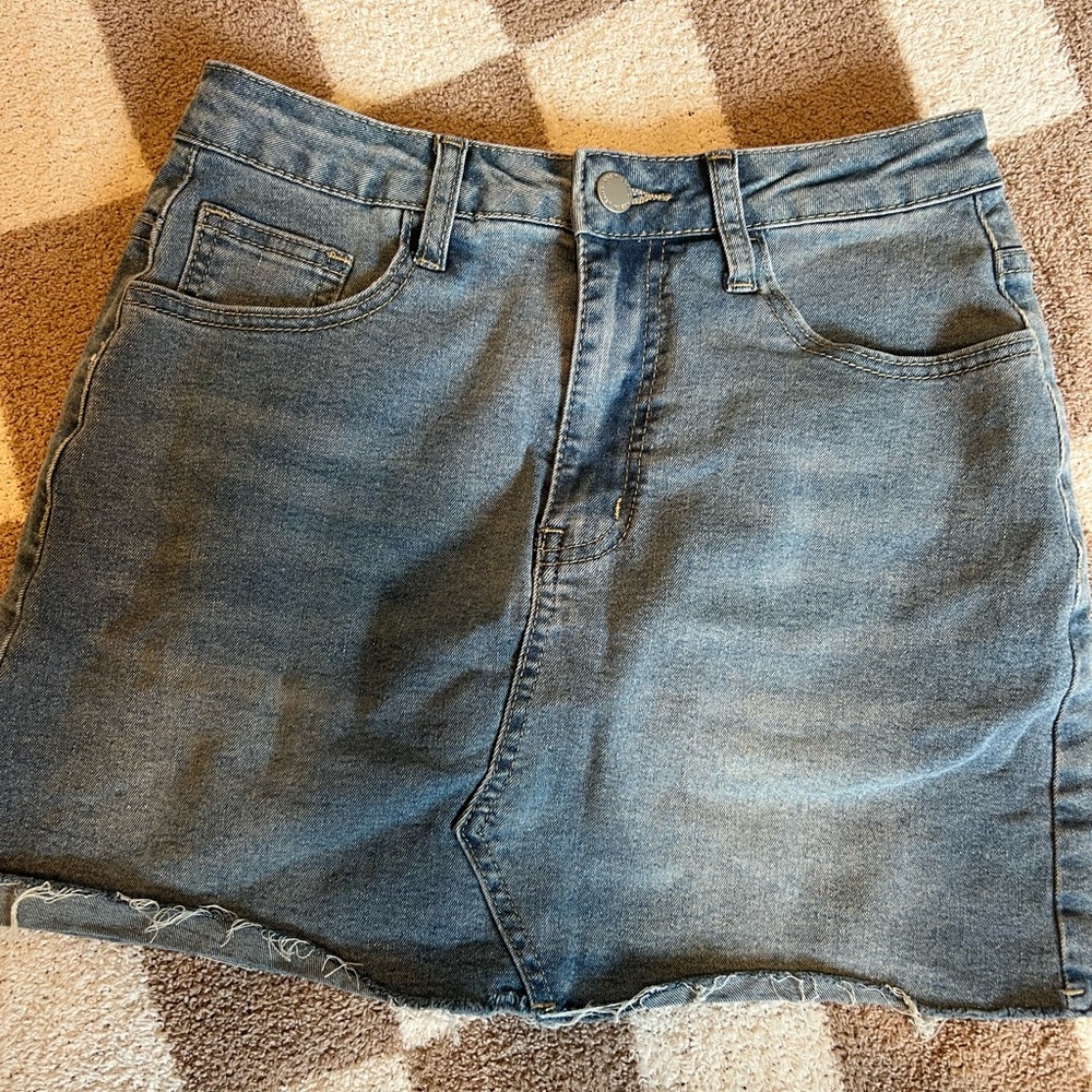 SHEIN Blue Denim Skirt